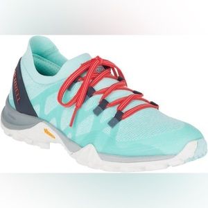 Mettle Siren 3 Knit Shoe in color Bleached Aqua | Size 8 |